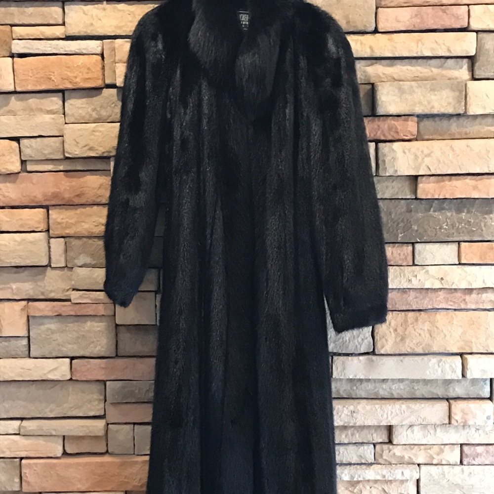Full length mink coat
